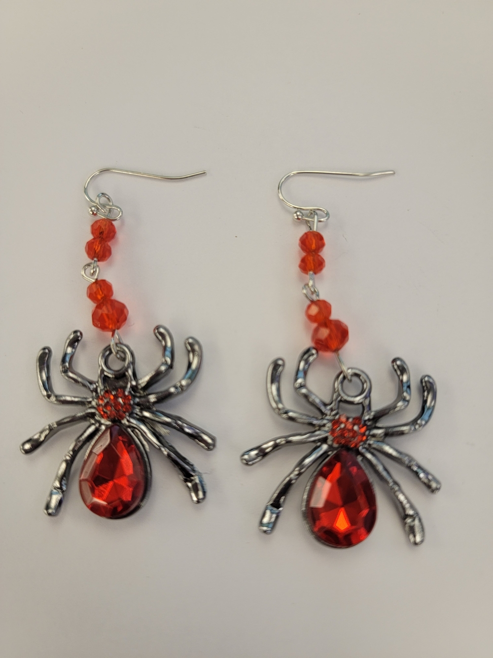 Red Spider Dangle Earrings - Women Jewelry
